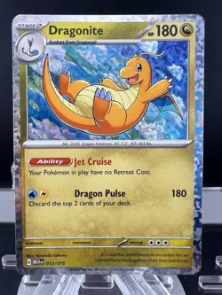 Pokemon Card - Dragonite 2025 McDonald's Dragon Discovery 012/015 Holo Promo PWE - Image 2
