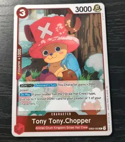 One Piece CCG Tony Tony Chopper Anime 25th Collection R Foil Card EB02-003 NM - Image 1