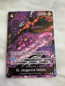 One Piece OP-13 Carrying On His Will St. Jaygarcia Saturn OP13-083 R Alt Art - Image 1