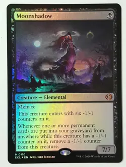 Moonshadow (Foil, #110) - NM Near Mint - ECL Lorwyn Eclipsed #0110 - MTG Magic - Image 1