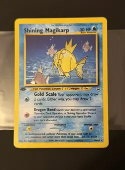 Shining Magikarp 1st Edition Holo 66/64 Neo Revelation Pokemon TCG - Image 1