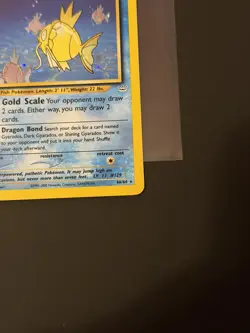 Shining Magikarp 1st Edition Holo 66/64 Neo Revelation Pokemon TCG - Image 4