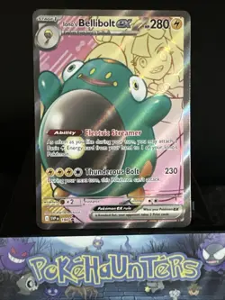 Pokemon Card Iono's Bellibolt ex SVP 194 Black Star Promo Journey Together NM - Image 1