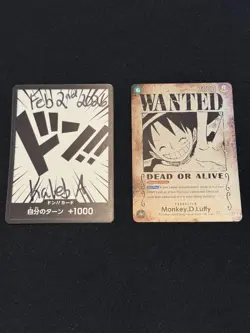 Monkey.D.Luffy Wanted Poster Trading Card Op-13 English TCG - Image 1
