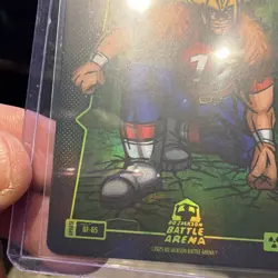 Bo Jackson Battle Arena Bison First Edition Glow Update BF-65 155 Power Card - Image 5