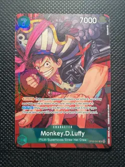 Monkey D. Luffy OP02-041 Alt Art Paramount War - One Piece Card Game English LP+ - Image 1