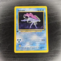 Pokemon Neo Revelation Suicune 27/64 1st Edition HP Pokemon Card WOTC VTG - Image 4