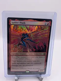 Spider-Punk [Foil] #92 Magic Marvel Spider-Man - Image 1