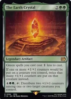 The Earth Crystal 0184 MTG Final Fantasy (FIN) English NM - Image 1