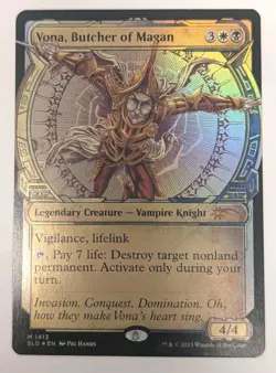 Vona, Butcher of Magan (Rainbow Foil) Secret Lair Drop - MTG MYTHIC - Image 1