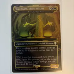 MTG: LOTR: Treebeard, Eldest of Ents - Doran, the Siege Tower Foil #0517 Rare NM - Image 1