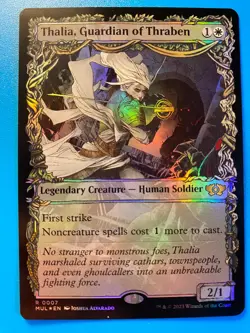MTG 1x FOIL Thalia, Guardian of Thraben 7 MOM Multiverse Legends Magic the x1 NM - Image 1