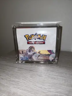 Paldea Evolved Booster Box Pokemon (Acrylic Case Included) Factory Sealed - Image 1