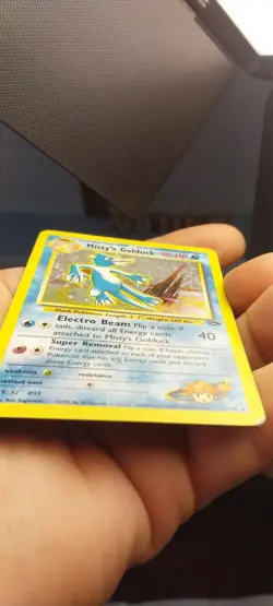 Misty's Golduck 12/132 Gym Challenge Holo Rare WOTC Pokemon Card LP - Image 4