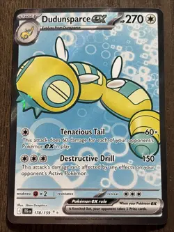 Dudunsparce ex 178/159 Ultra Rare - Journey Together - NM- Pokemon TCG - Image 1