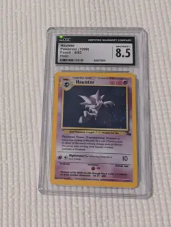 Haunter - Holo - Fossil - 1999 - #6/62 - Pokemon - CGC 8.5 - Image 1