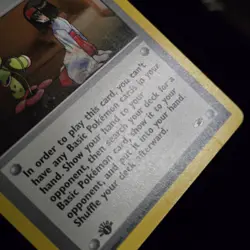 Pokemon TCG - GOOD MANNERS - 1ST EDITION - 111/132 - GYM HEROES (2000) WOTC - LP - Image 2