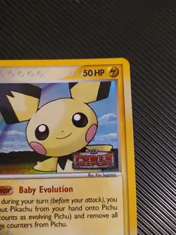 Pichu 21/108 - Pokemon TCG Ex Power Keepers Holo Rare Stamped 2007 NM - Image 4