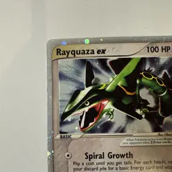2003 Pokemon Rayquaza ex 97/97 EX Dragon Ultra Rare Holo - Image 2