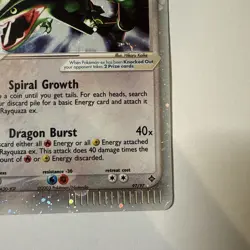 2003 Pokemon Rayquaza ex 97/97 EX Dragon Ultra Rare Holo - Image 4