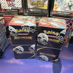 Pokemon TCG Mega Evolution Half Booster Box (See Description) Slight Tear - Image 1
