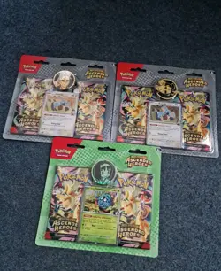 Pokemon TCG Ascended Heroes Double Blister Booster Pack x3 (6 Packs) New/Sealed - Image 1