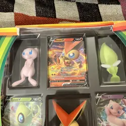 Pokemon Mythical Squishy Premium Collection Box, Evolving Skies Boosters - Image 2
