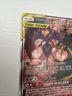 Naganadel & Guzzlord GX (Alt. Full Art) 224/236 Sm-Cosmic Eclipse Holo MP - Image 5