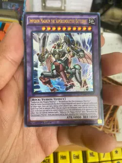 Yu-Gi-Oh! TCG Imperion Magnum the Superconductive Battlebot SDMY-EN041 Ultra 1st - Image 1