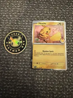 Pikachu (Pokemon Day 2026) 051/162 w/ Coin - NM - Image 1