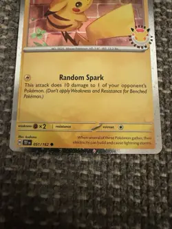 Pikachu (Pokemon Day 2026) 051/162 w/ Coin - NM - Image 2