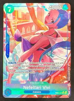 One Piece Nefeltari Vivi Alternate Art - The Azure Sea's Seven EB04-025 - Image 1