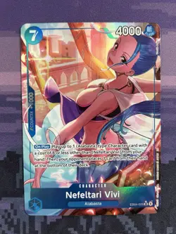 Nefeltari Vivi (Alternate Art) EB04-025 The Azure Sea's Seven Foil Near Mint - Image 1