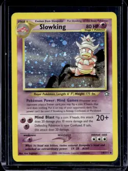2000 Pokemon Neo Genesis Slowking Holo #14/111 - Image 1