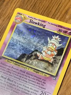 POKEMON TCG 1ST EDITION SLOWKING 14/111 HOLO RARE NEO GENESIS VINTAGE - Image 5