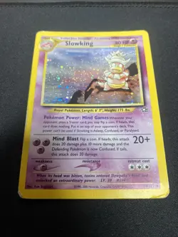 Pokemon TCG Slowking Neo Genesis 14/111 Unlimited Holo Rare MP - Image 1
