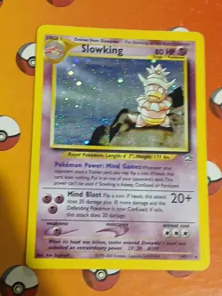 Pokemon TCG Slowking Neo Genesis Holo Rare Card 14/111 - Image 1
