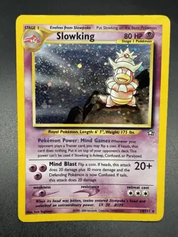 Pokemon TCG Neo Genesis Holo Rare Slowking 14/111 Vintage MP - Image 1