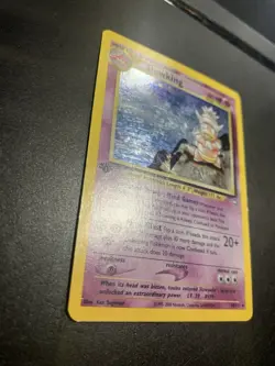 Slowking 14/111 1sr Edition Neo Genesis Holo Foil Vintage Rare Pokemon TCG Card - Image 3