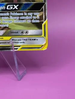 Pokemon TCG Espeon & Deoxys GX SM240 Black Star Promo Full Art Holo Card LP-MP - Image 5