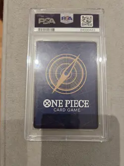 2023 ONE PIECE PREMIUM CARD 25TH ANNIVERSARY #001 MONKEY D LUFFY ENGLISH PSA 10 - Image 2