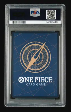 2023 ONE PIECE PREMIUM CARD 25TH ANNIVERSARY #001 MONKEY D LUFFY ENGLISH PSA 10 - Image 4