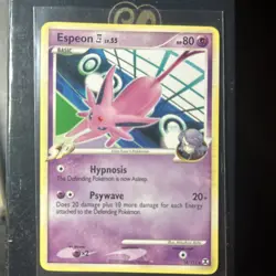 Espeon Rising Rivals Regular Card 18/111 LP/MP Condition - Image 2