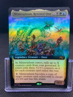MTG Mimeoplasm, Revered One - Aetherdrift NM/Foil Borderless English - Image 1