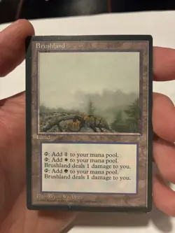 Brushland Ice Age Regular NM Excellent Condition X1 MTG - Image 1