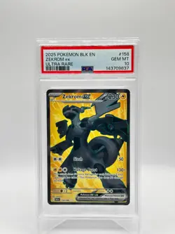 PSA 10 Zekrom ex 158/086 Sv: Black Bolt Holo EN Pokemon TCG Ultra Rare - Image 1