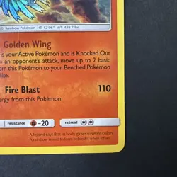 Pokemon TCG Shining Ho-Oh Promo Sun & Moon Promos SM70 LP - Image 4