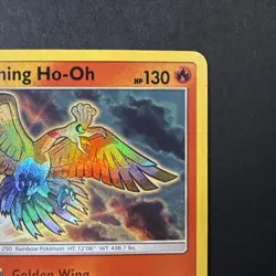 Pokemon TCG Shining Ho-Oh Promo Sun & Moon Promos SM70 LP - Image 5