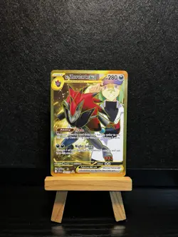Pokemon - N's Zoroark ex - 189/159 - Journey Together - Gold Secret Rare NM - Image 1