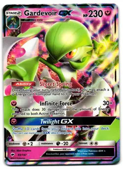 Gardevoir GX 93/147 - Burning Shadows Rare GX Pokemon TCG Holo - LP Card - Image 1